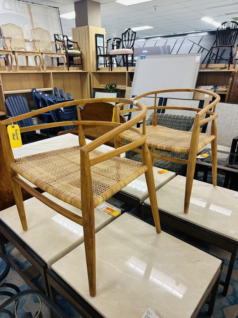 Noir Finley Chairs (pair ) MSRP $1880