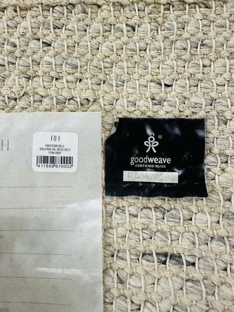 Restoration Hardware Delfina Wool 8 x 10 Rug MSRP $1700