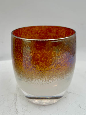 Glassy Baby Hand Blown Glassware Rocks Glass 8oz. / Votive Holder (2 Pcs Set)