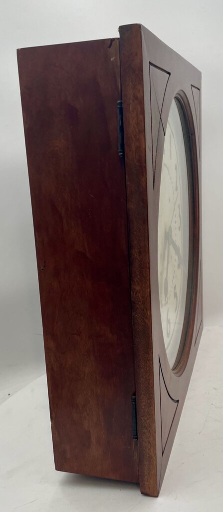 Seth Thomas Oak Case Electric Wall Clock