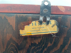 Seth Thomas Oak Case Electric Wall Clock