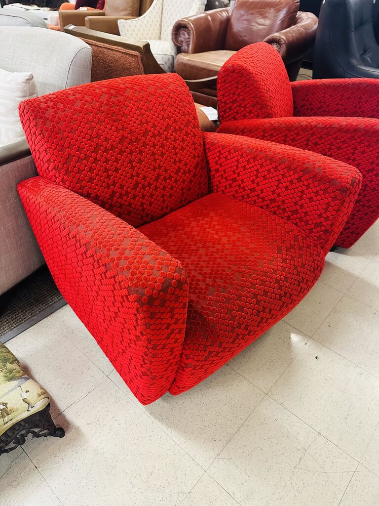 Red Accent Club Chair