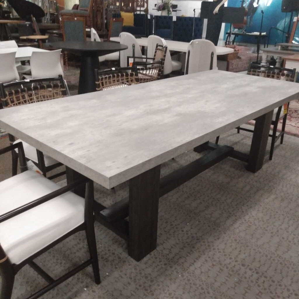 Valley Concrete look Dining Table 94"