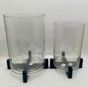 Pottery Barn Hurricane Style Candle Holder Set (4 Pcs)