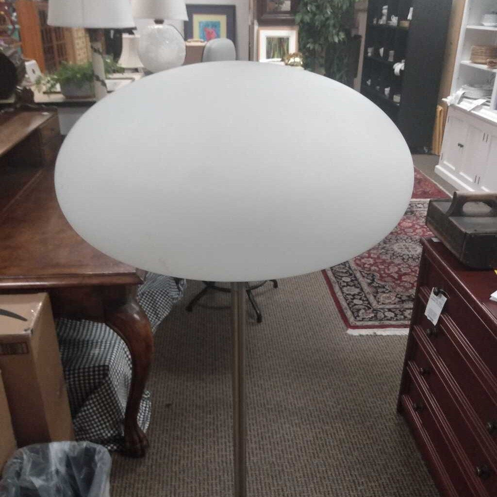 Laurel Mushroom Brass Floor Lamp
