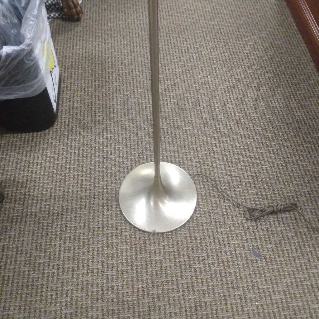 Laurel Mushroom Brass Floor Lamp