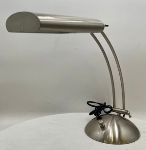 Verilux Modern Natural Spectrum Brushed Nickel Finish Adjustable Desk Lamp