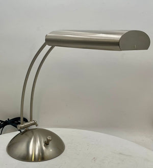 Verilux Modern Natural Spectrum Brushed Nickel Finish Adjustable Desk Lamp