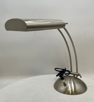 Verilux Modern Natural Spectrum Brushed Nickel Finish Adjustable Desk Lamp