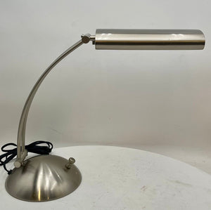 Verilux Modern Natural Spectrum Brushed Nickel Finish Adjustable Desk Lamp