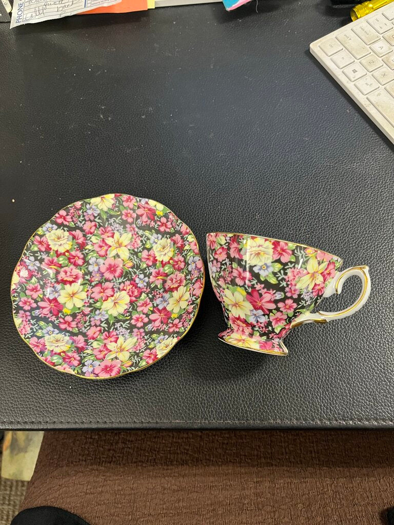 Royal Cotswolds Chintz Cup & Saucer