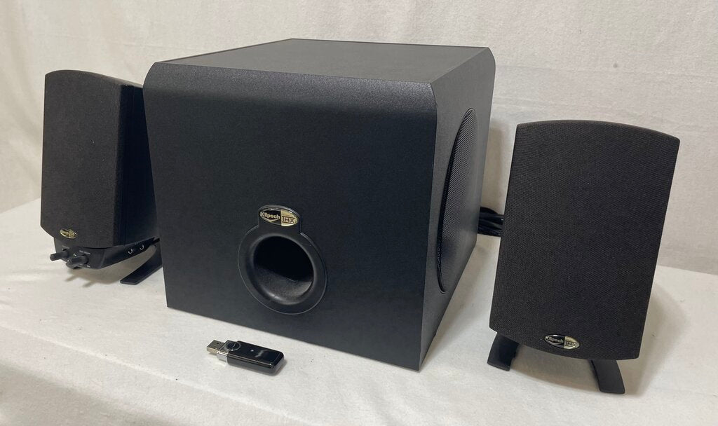 Klipsch ProMedia 2.1 Wireless Desk Top Computer Speaker Set (4Pcs)