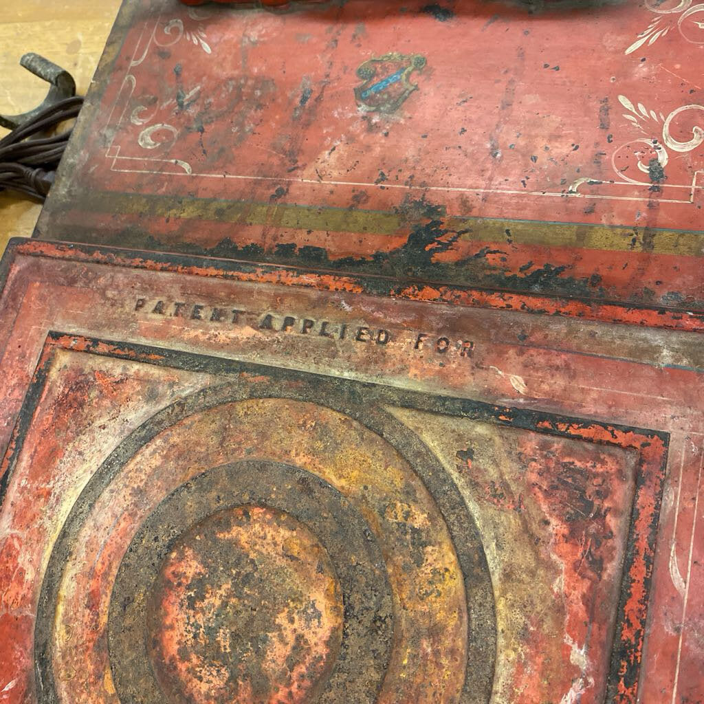 Forsyth Red Vintage Platform Scale (not working)