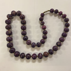 Purple Agate Necklace