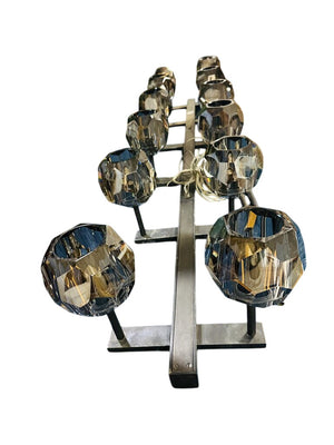 Restoration Hardware Boule Double Linear Chandelier 60" W by Miss Daisy's Consignment & Auction House