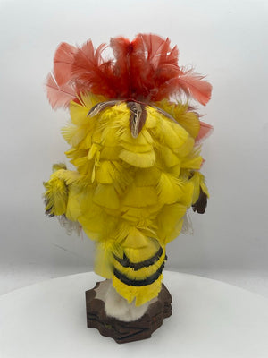 Native American Kachina Doll Yellow