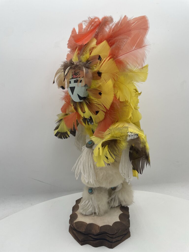 Native American Kachina Doll Yellow