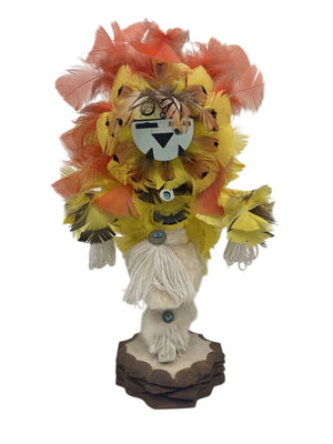 Native American Kachina Doll Yellow