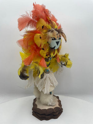 Native American Kachina Doll Yellow