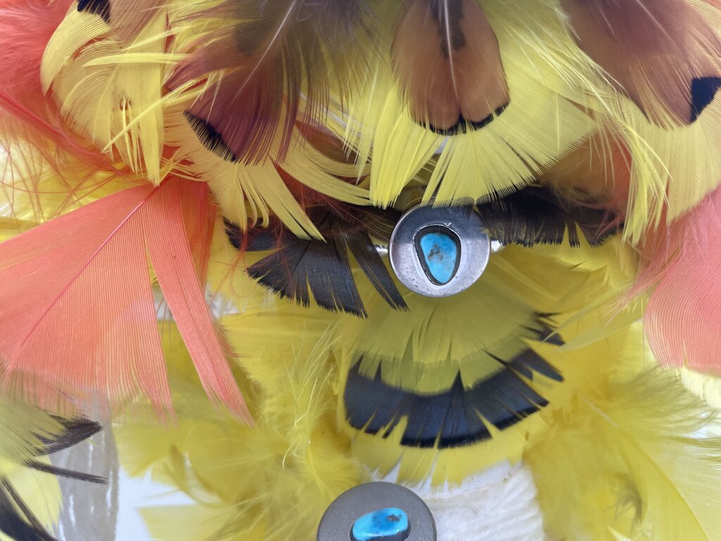 Native American Kachina Doll Yellow