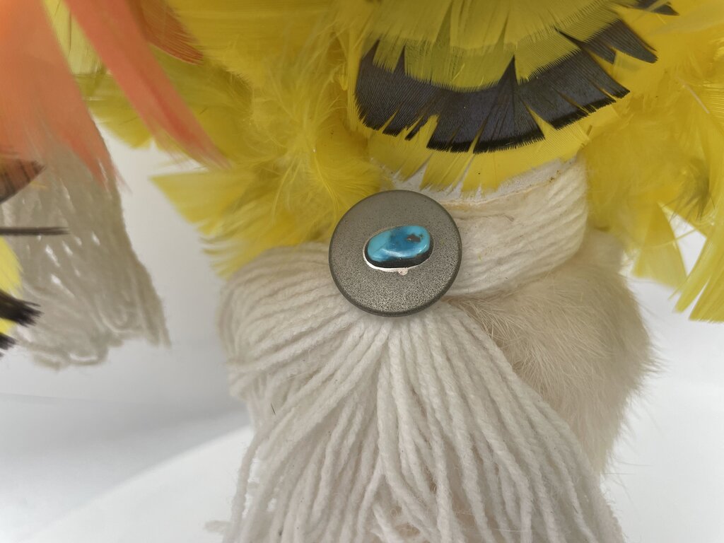 Native American Kachina Doll Yellow