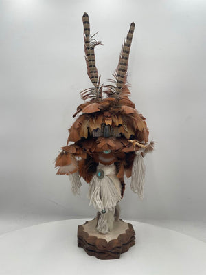 Native American Kachina Doll Red