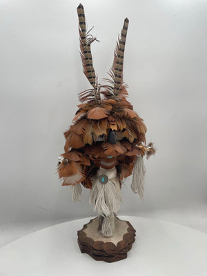 Native American Kachina Doll Red