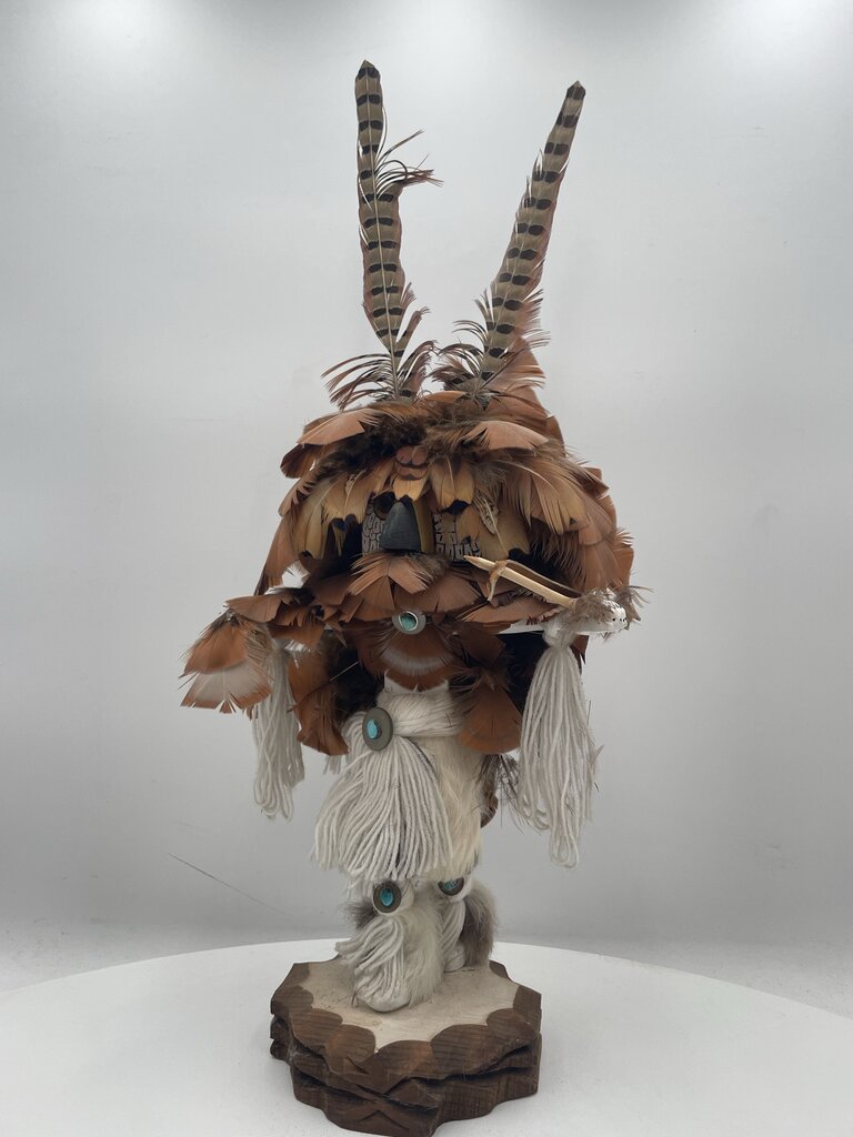 Native American Kachina Doll Red