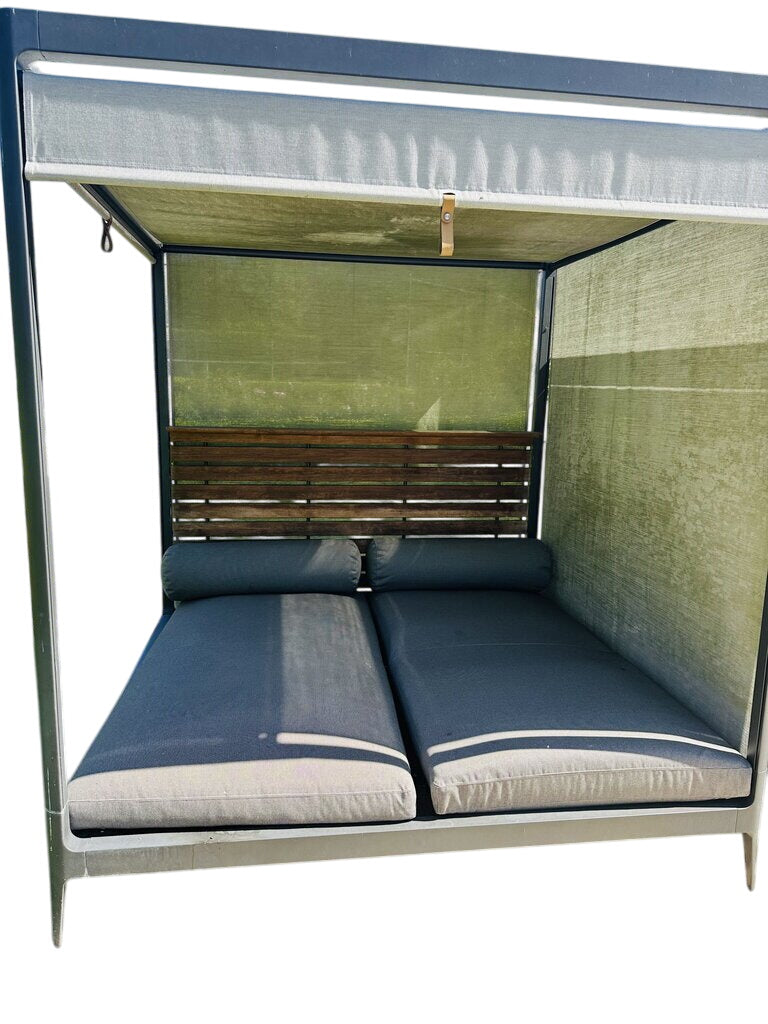 Gloster Grid Cabana Daybed Orig $20K by Miss Daisy's Consignment & Auction House