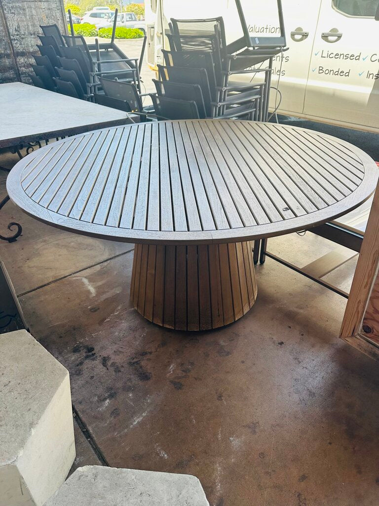 Gloster Teak 59" Round Patio Table
