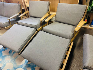Gloster Bay Lounger Chair + Ottoman Orig $4400