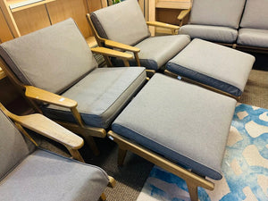 Gloster Bay Lounger Chair + Ottoman Orig $4400