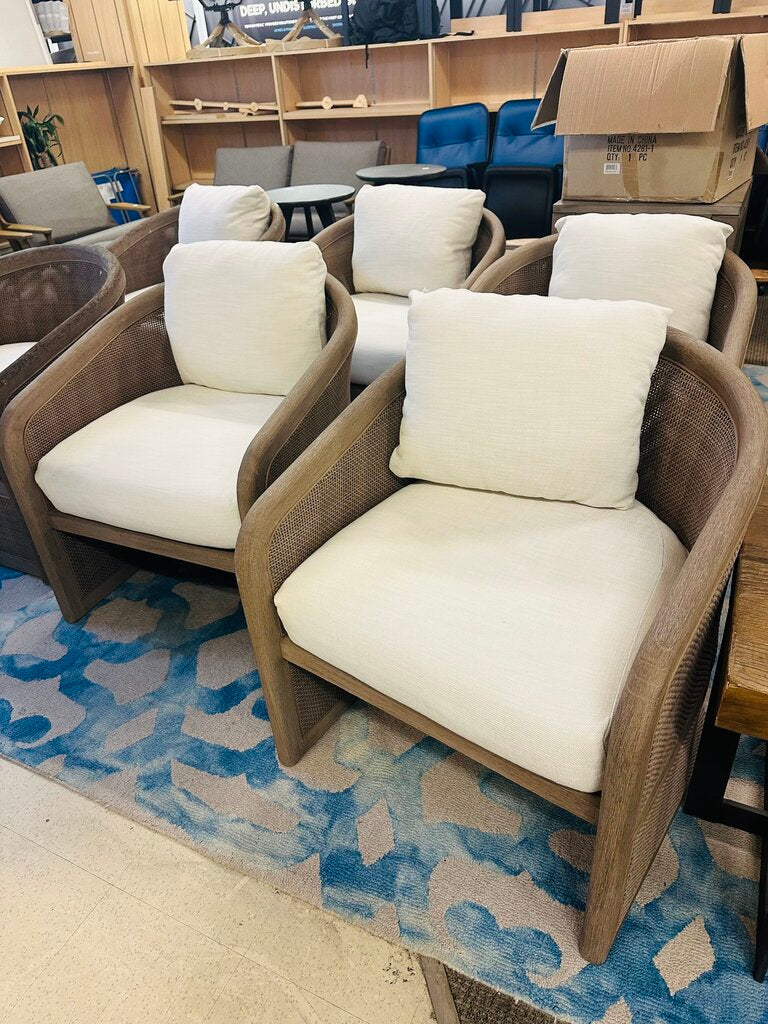 Restoration Hardware Lucia Outdoor Barrel Chair Orig $1400