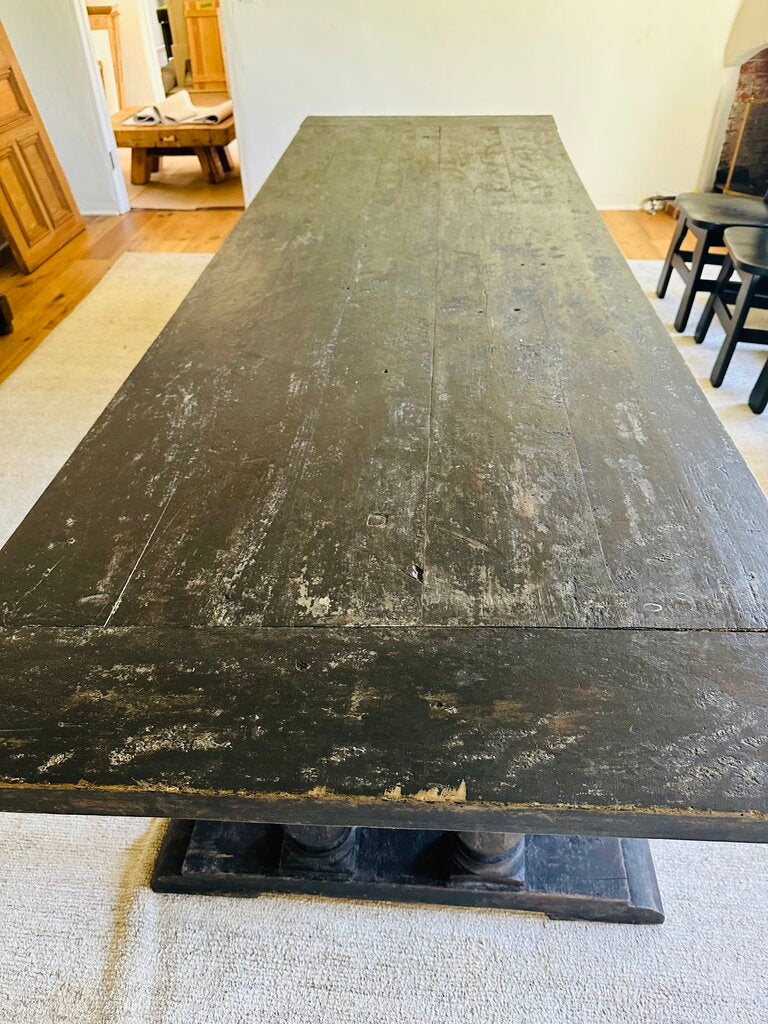 Antique Wood Dining Table 118 x 30 x 38