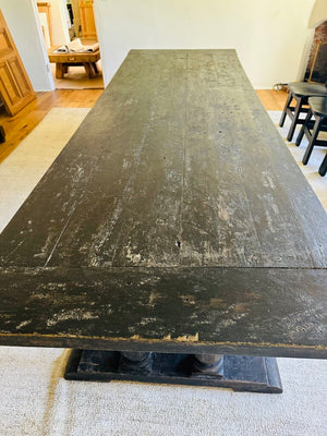 Antique Wood Dining Table 118 x 30 x 38