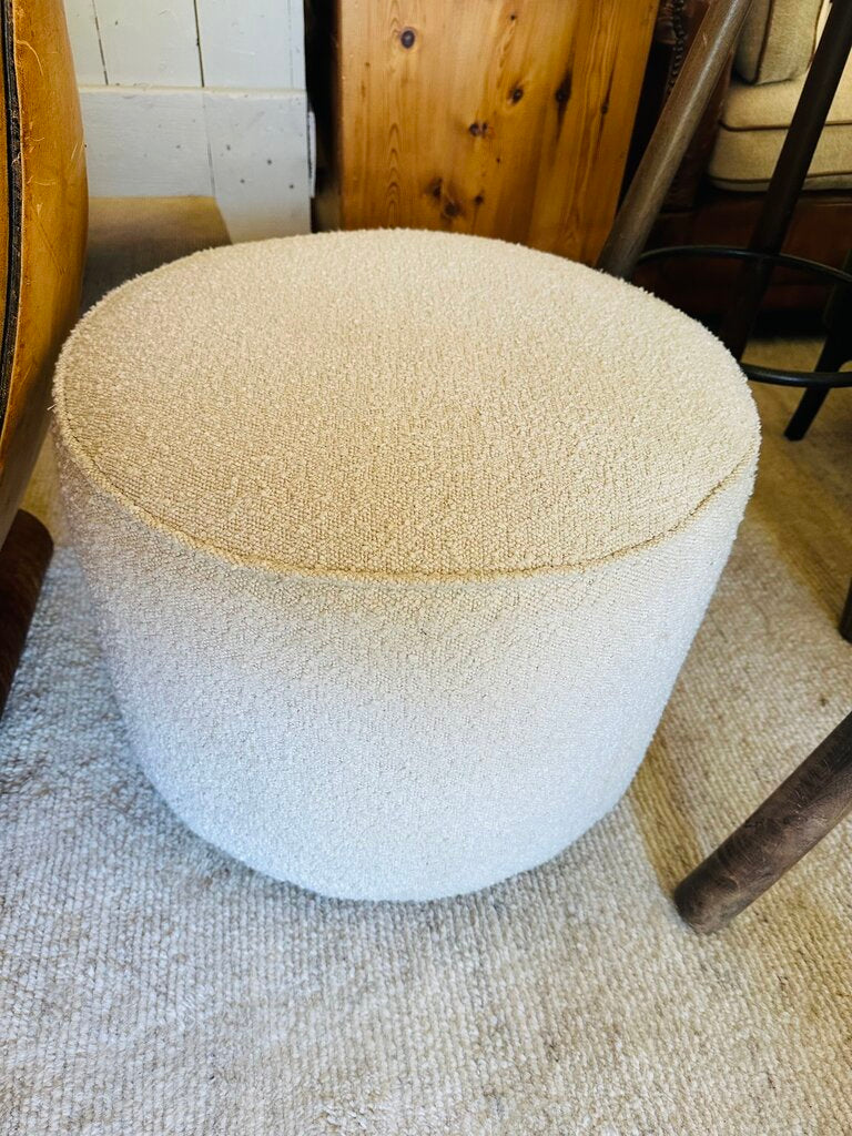 Four Hands Boucle Ottoman 21x18