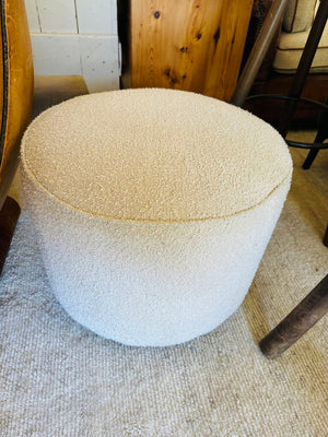 Four Hands Boucle Ottoman 21x18