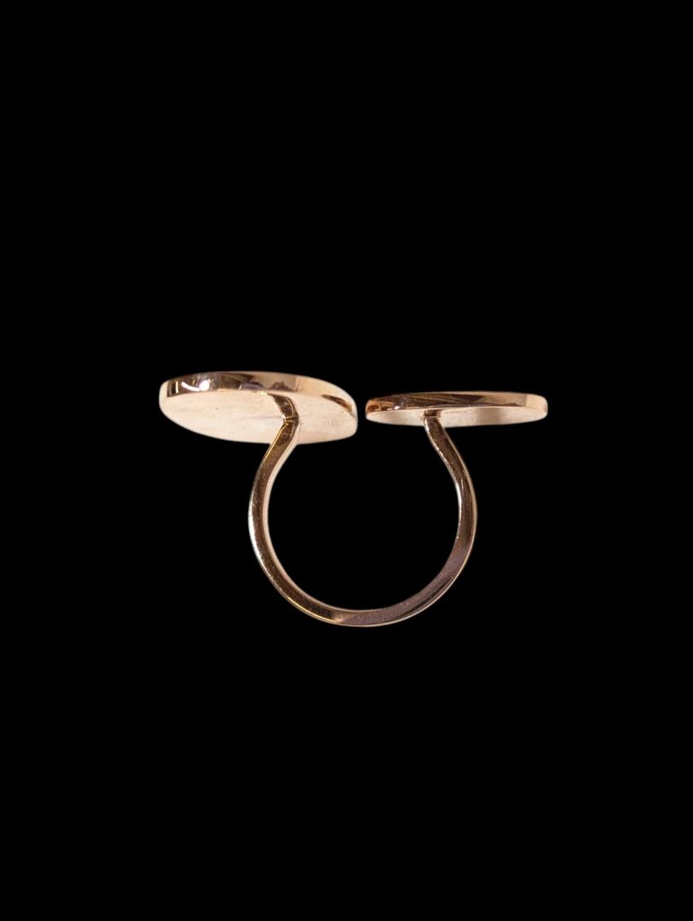 Diamond Ring 18k Rose Gold ( pavé setting )