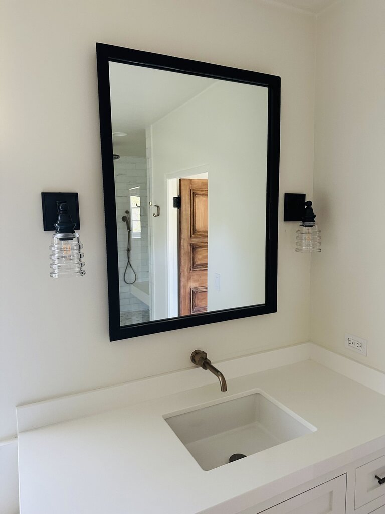 RH and Texture Wrought Iron Mirror 30 x 40