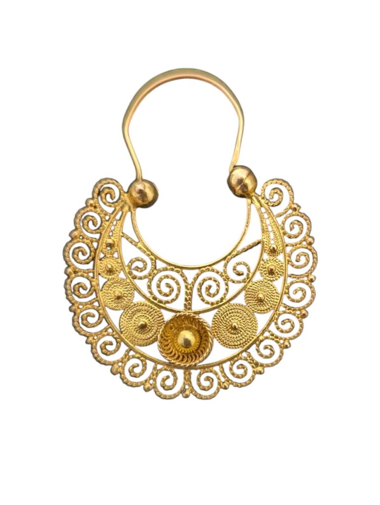 Filigree Earrings 18k Yellow Gold
