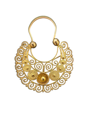 Filigree Earrings 18k Yellow Gold