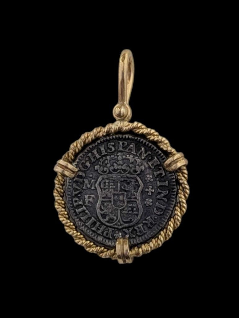 1736 M*F 1/2 Real in 18k Yellow Gold Bezel