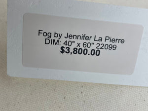 Jennifer La Pierre "Fog" Original Oil & Wax on Canvas