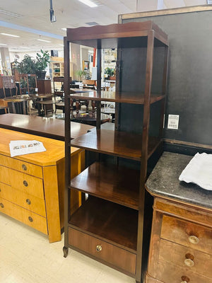 Henredon Barbara Barry Wood Shelves & Bottom Drawer23x19x68