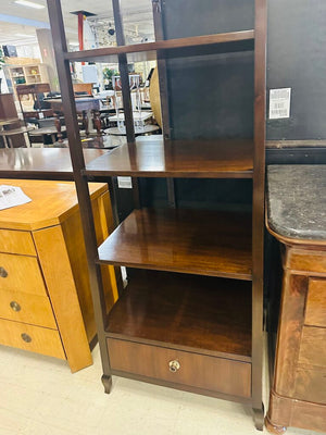 Henredon Barbara Barry Wood Shelves & Bottom Drawer23x19x68