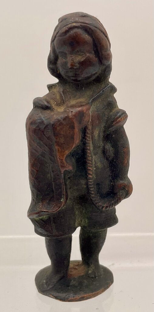 19th C. Bronze Schmidt-Felling Style Medieval Figural Boy Statuette