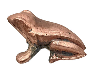Solid Brass Casting Frog Sculpture 1" by Miss Daisy's Consignment & Auction House