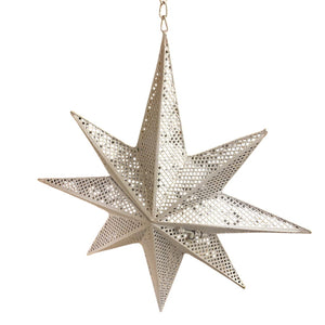 Pierced Star Lantern (Small) by Miss Daisy's Consignment & Auction House