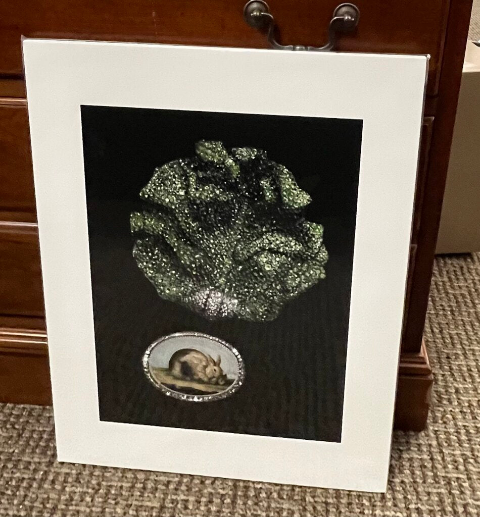 JAR Lettuce Leaf Brooch Digital Repro Met Museum Packaged Print 20x16