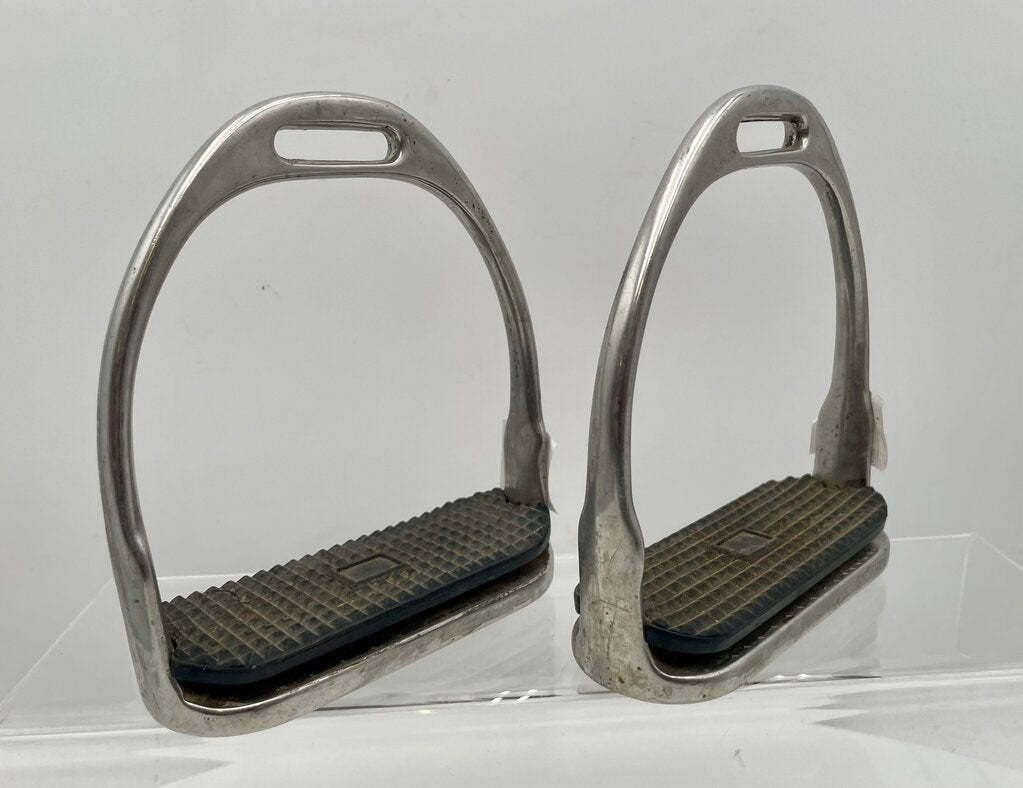 Vintage English Style Stainless Steel Riding Stirrups (PAIR)